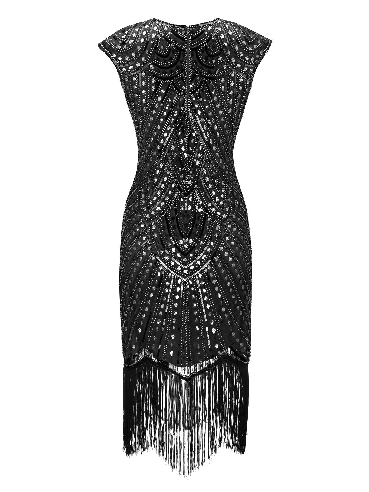 1920s Beaded Flapper Gatsby Dress