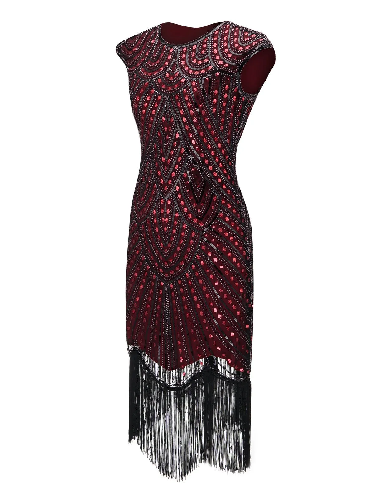 1920s Beaded Flapper Gatsby Dress