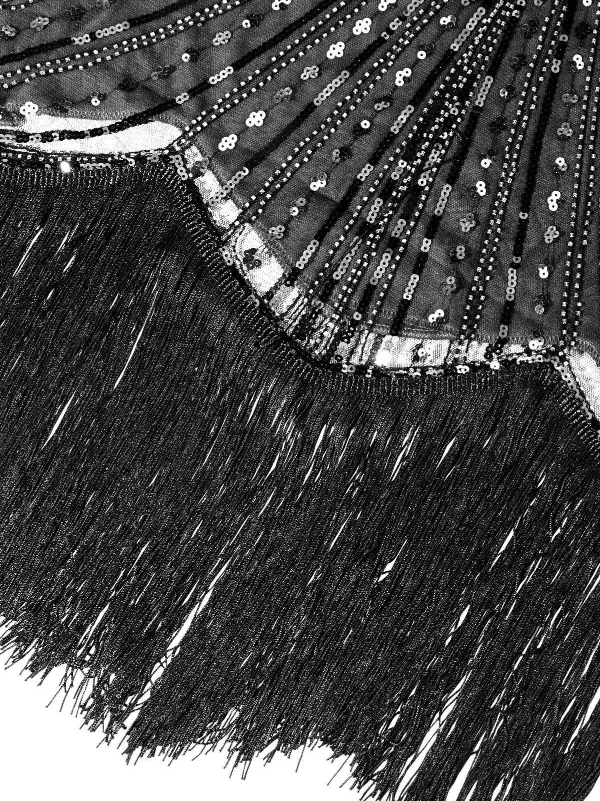 1920s Beaded Flapper Gatsby Dress