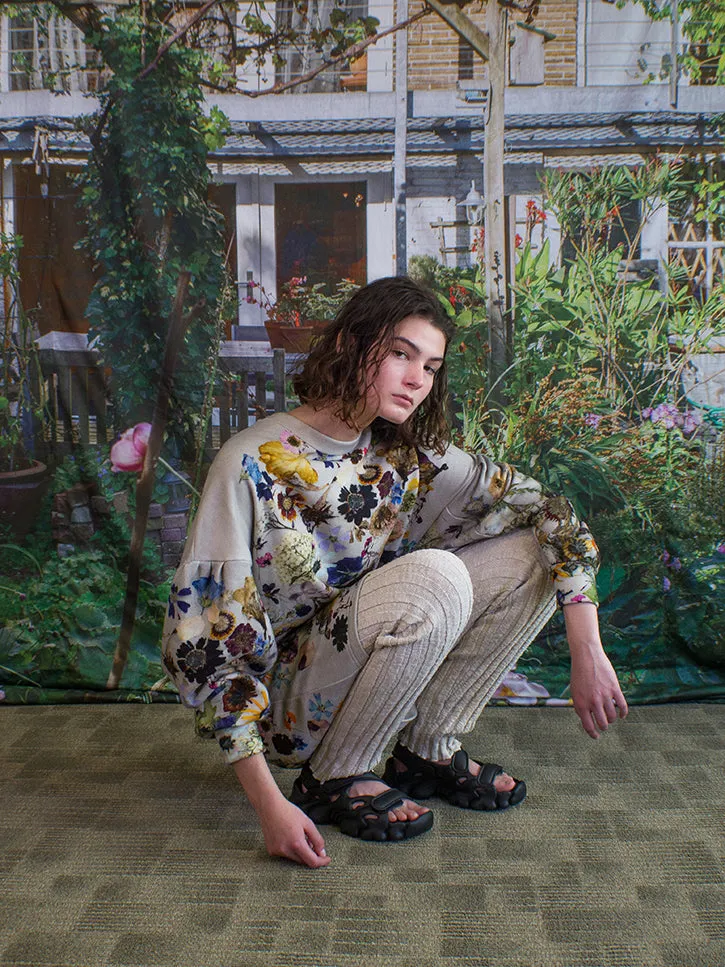 Anntian Sweaterdress, Pressed Flowers