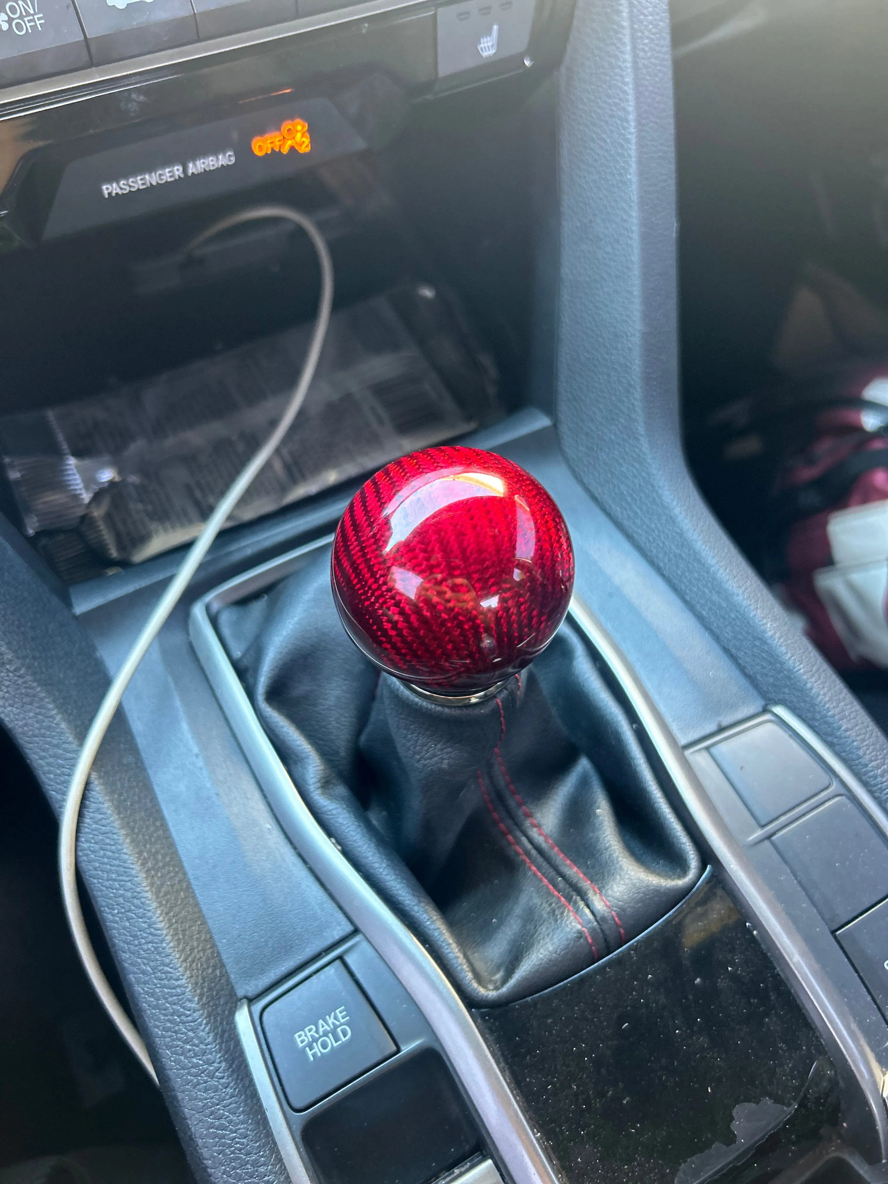 Carbon Shift knob (RED)