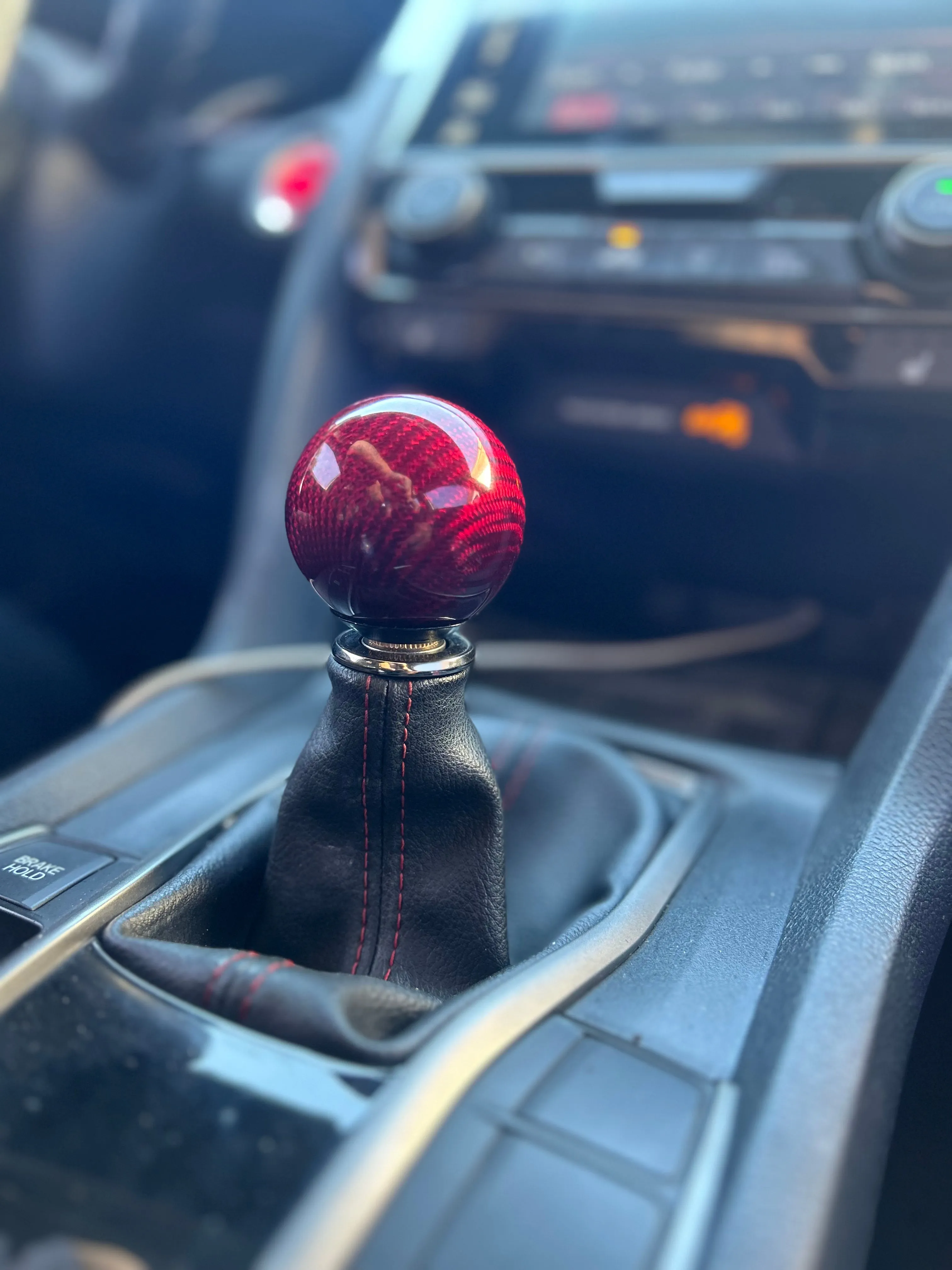 Carbon Shift knob (RED)