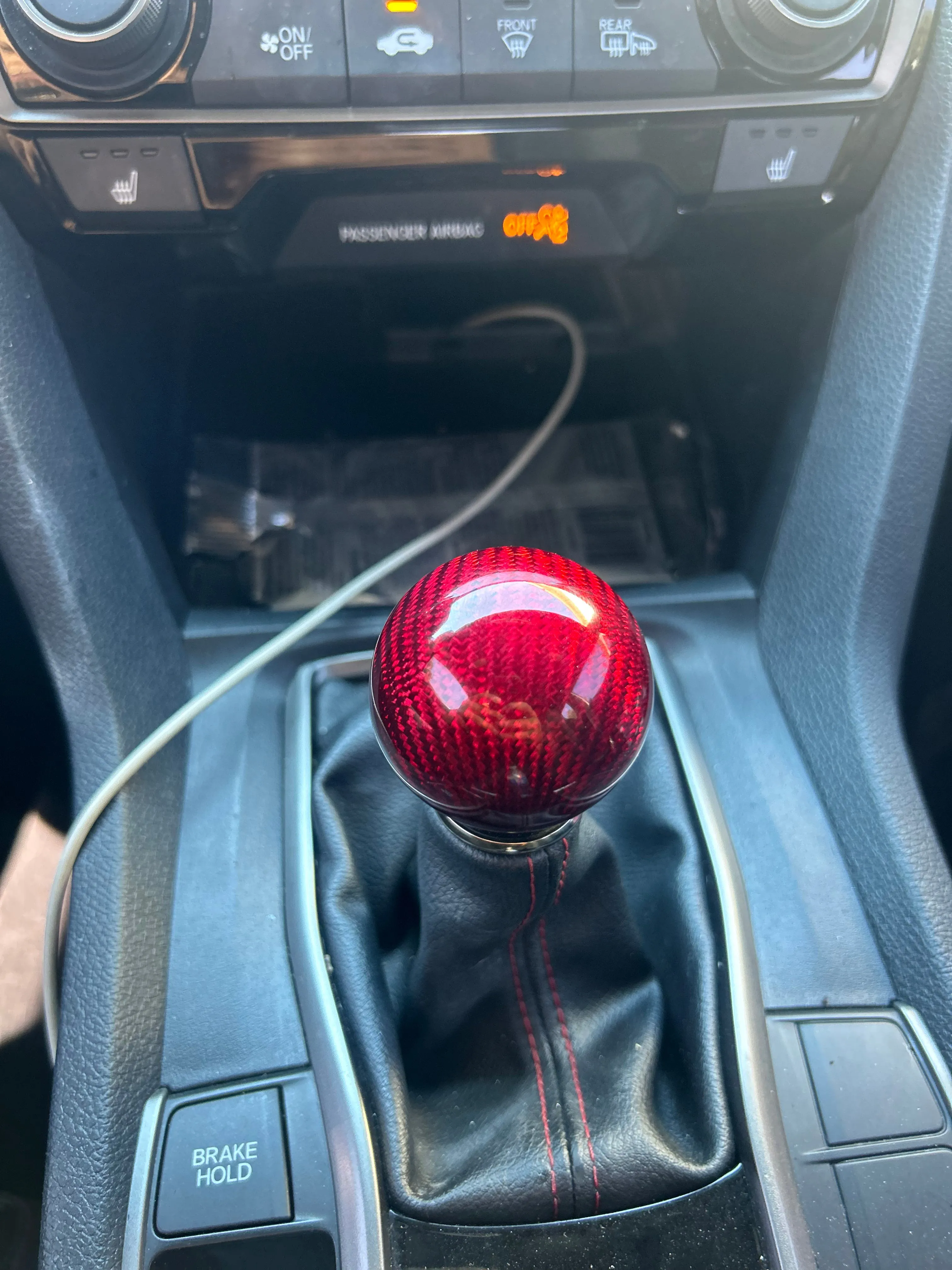 Carbon Shift knob (RED)