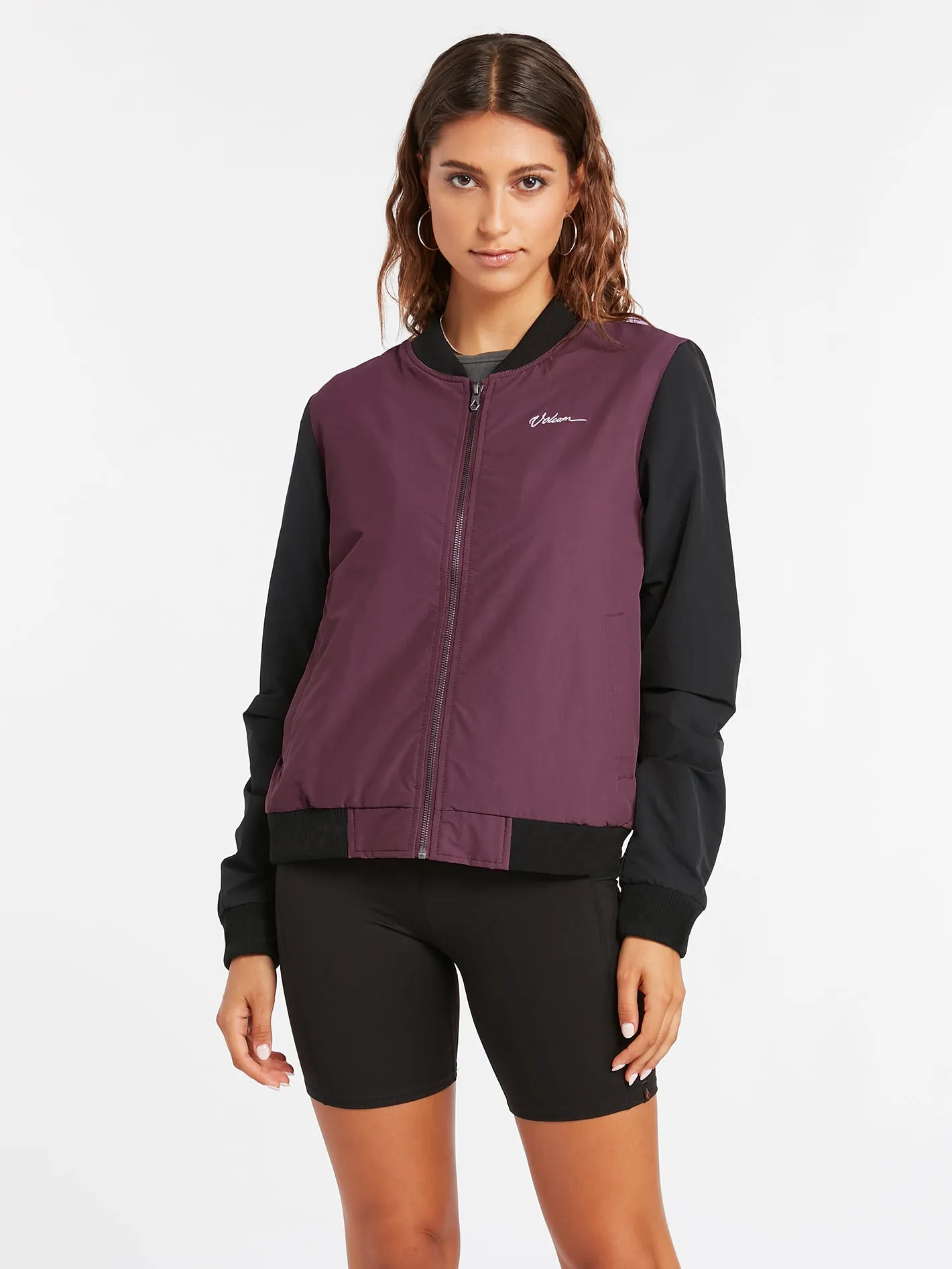 Coco Ho Track Jacket - Eggplant