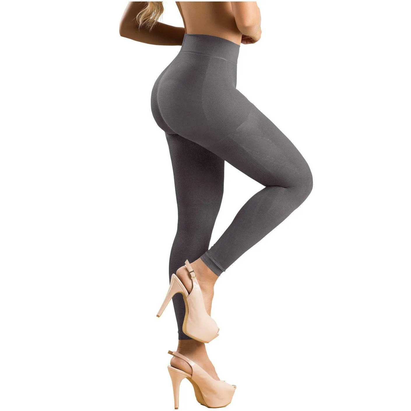 Colombian High-waisted Shaping Pantyhose for Women LT.Rose 21831