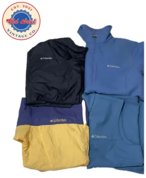 Columbia Windbreaker Track Jackets