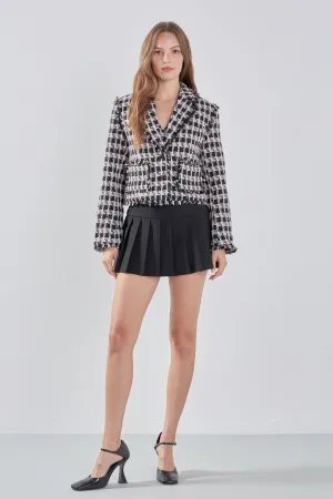 Endless Rose - Fringed Tweed Blazer