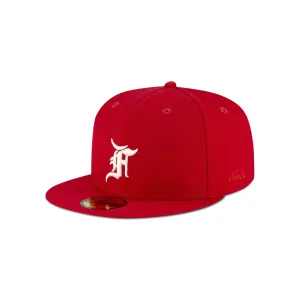 Fear of God Essentials x New Era Cap, Red/White