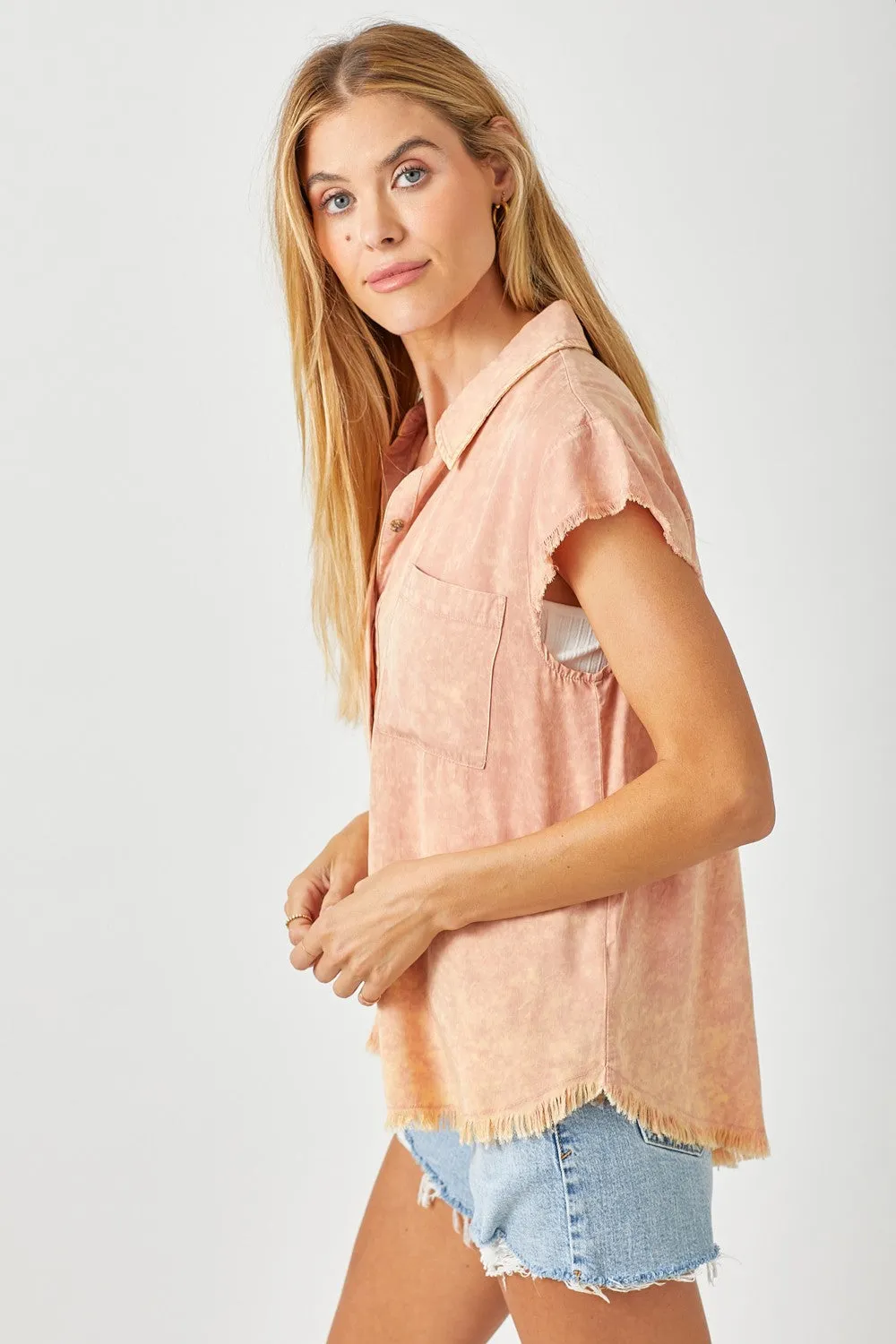 Flutter Sleeve Shirt Top