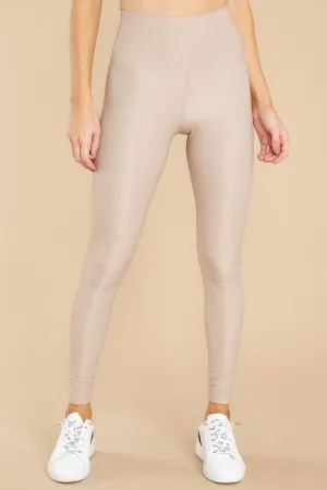 Glitter Ayla Taupe Leggings