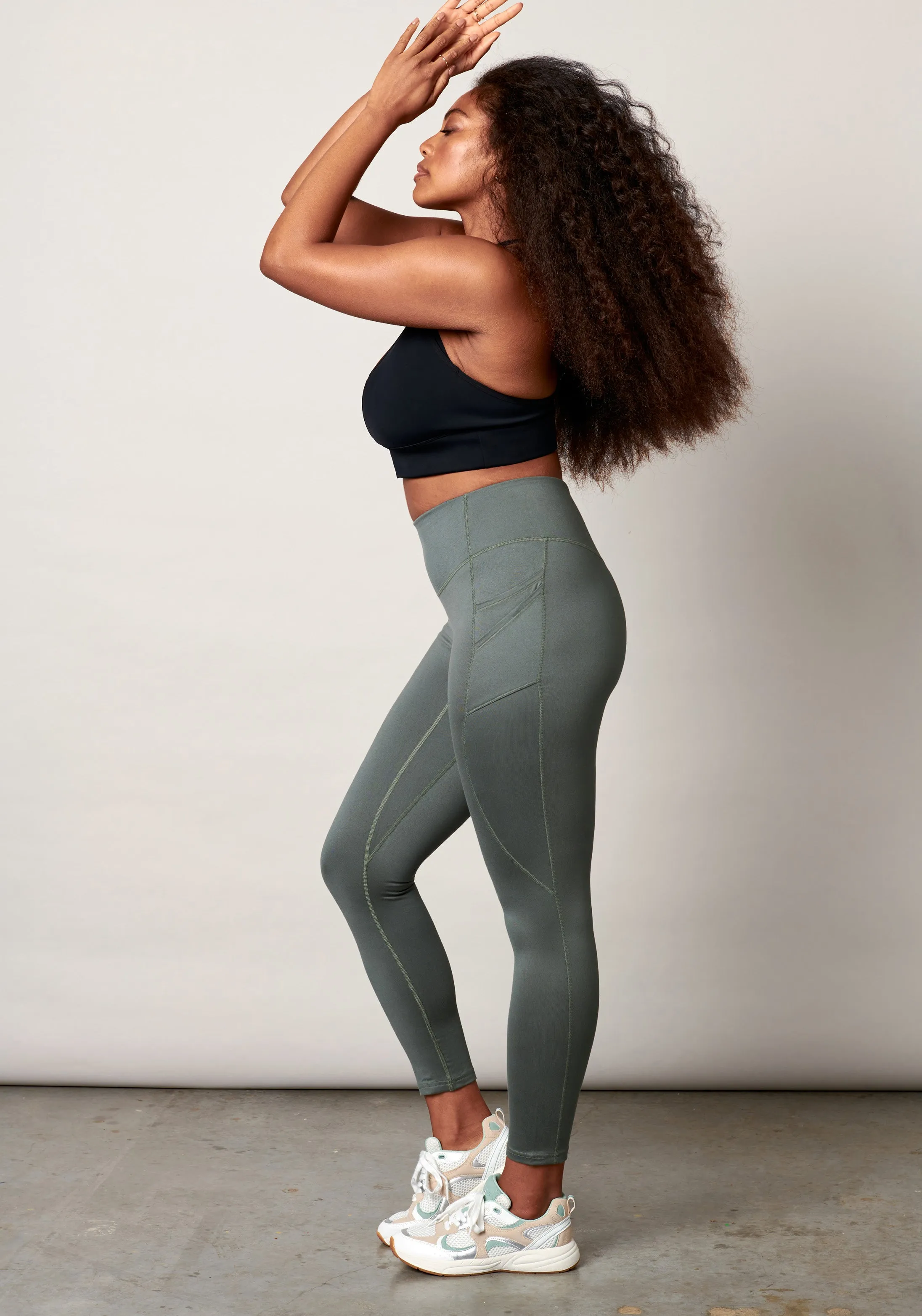 Hipster Compression Pocket Leggings