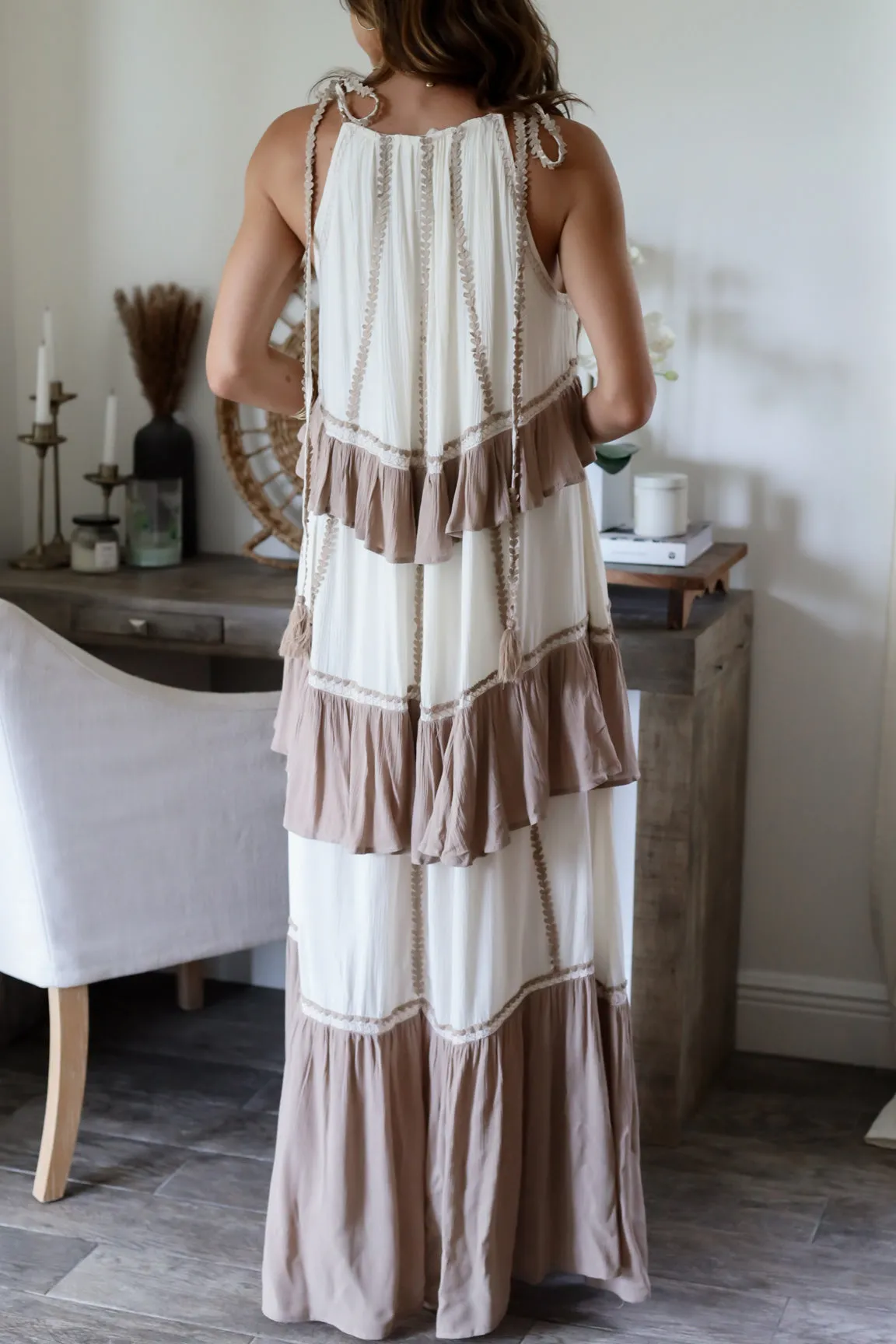 Kailani Maxi Dress - Taupe