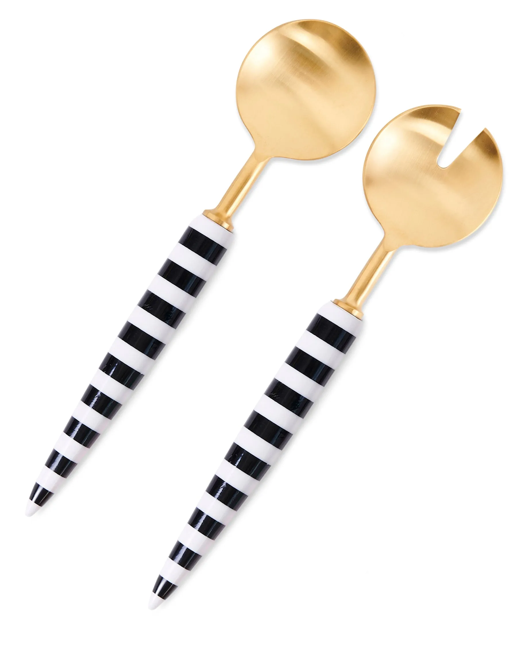 Kip & Co Monochrome Brasserie Salad Servers