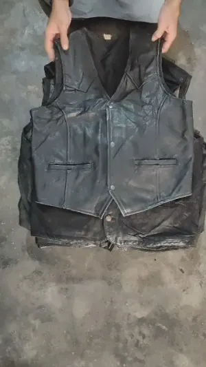 Leather Vests - 27 pieces