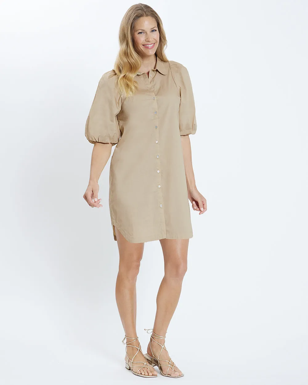 Lovey Dress - Cotton Stretch Poplin