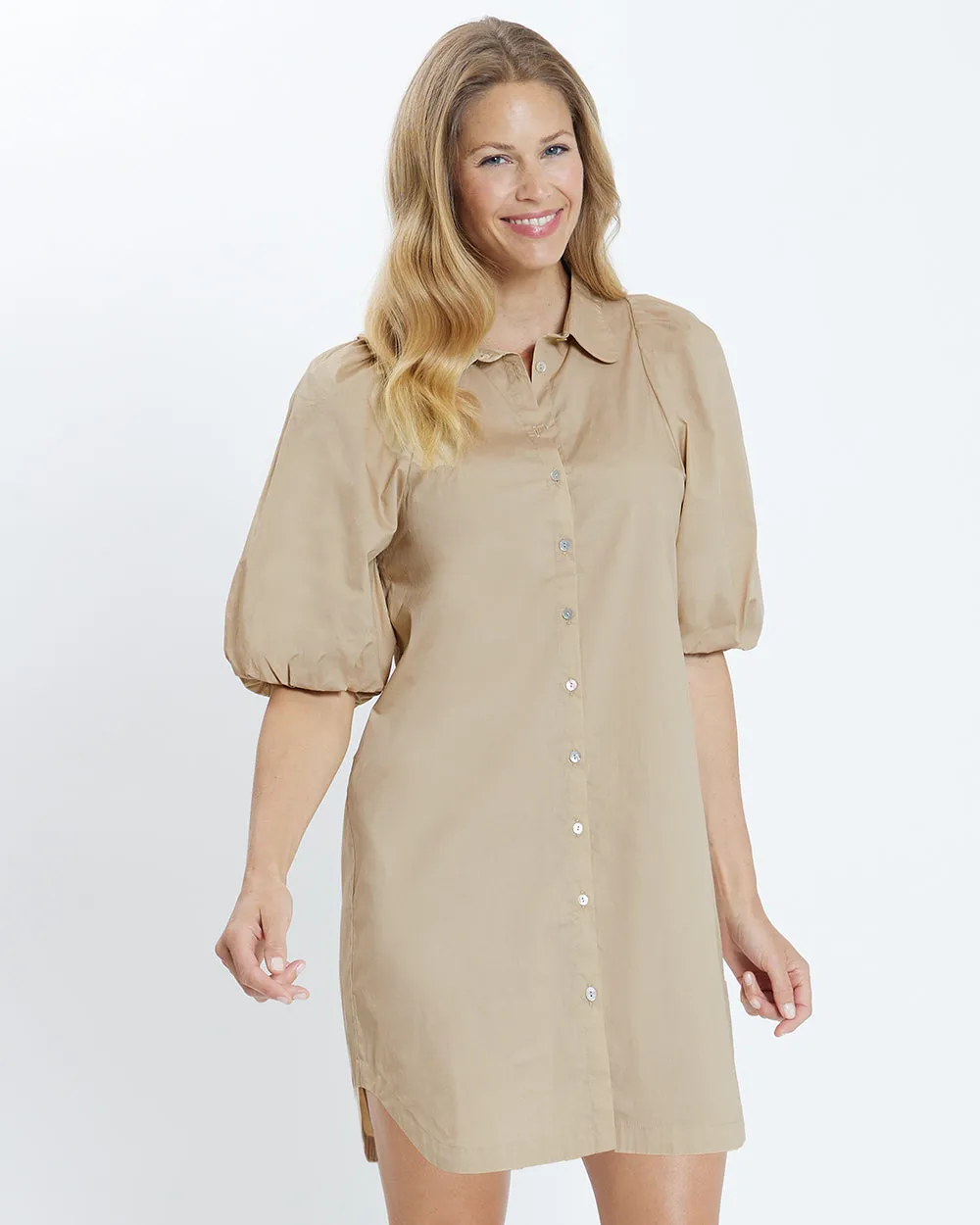 Lovey Dress - Cotton Stretch Poplin