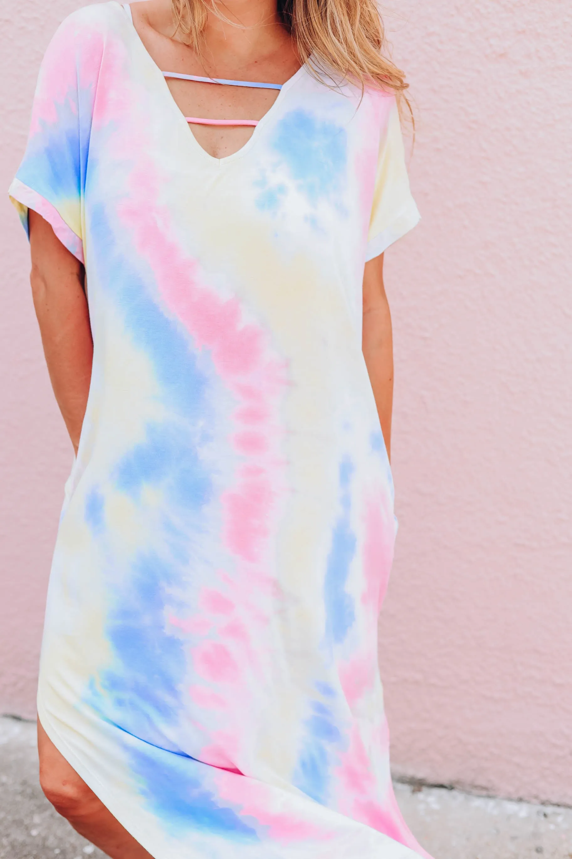 Main Event Tie Dye Maxi Dress