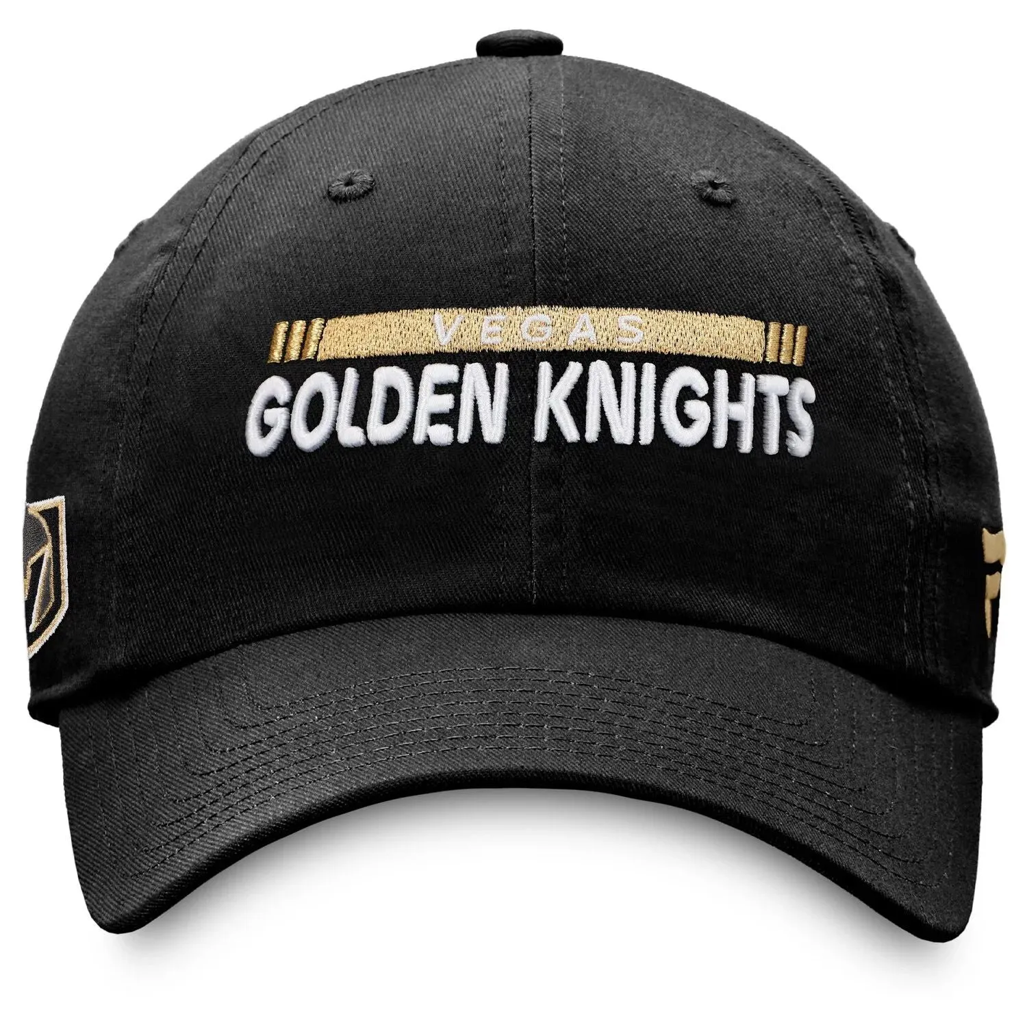 Men's Fanatics Black Vegas Golden Knights Authentic Pro Rink Adjustable Hat