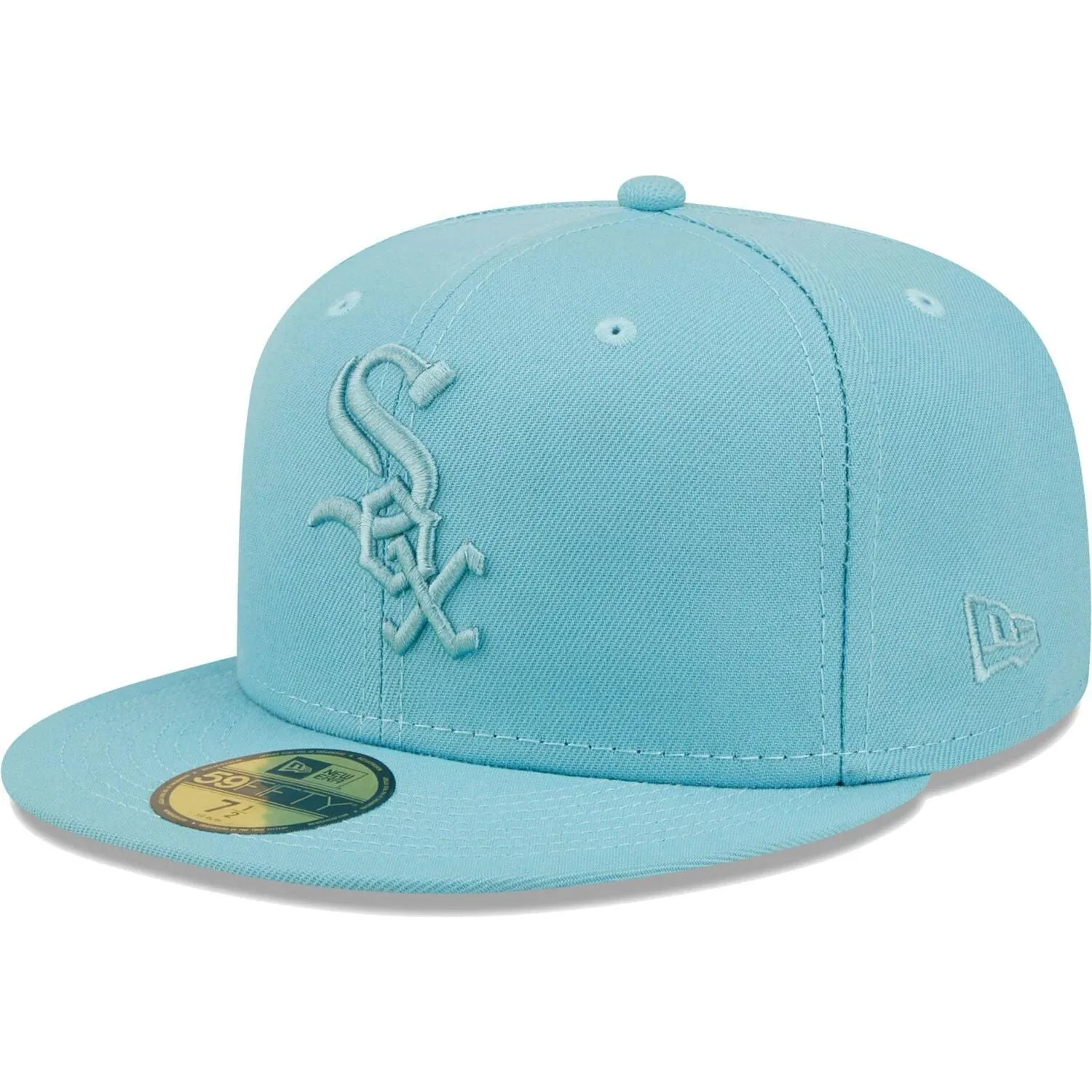 Men's Fitted Hat New Era Light Blue Chicago White Sox Color Pack 59FIFTY