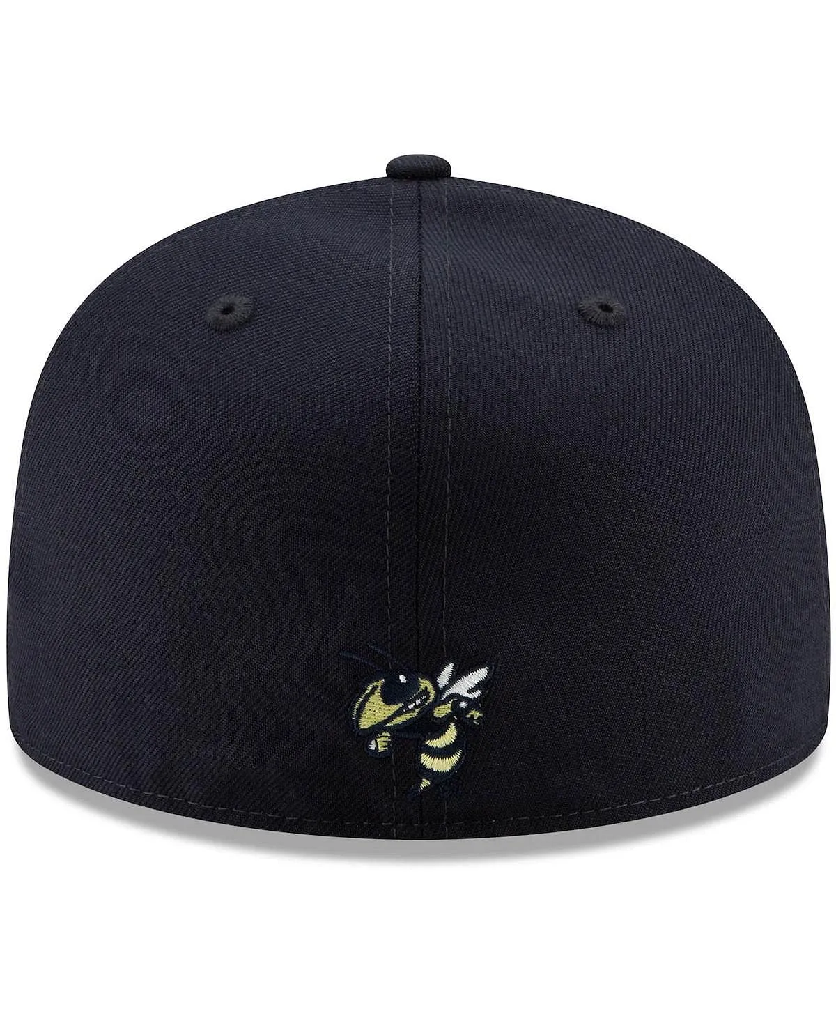 Men's Navy Blue Yellow Georgia Tech Primary Team Logo Basic 59FIFTY New Era Fitted Hat