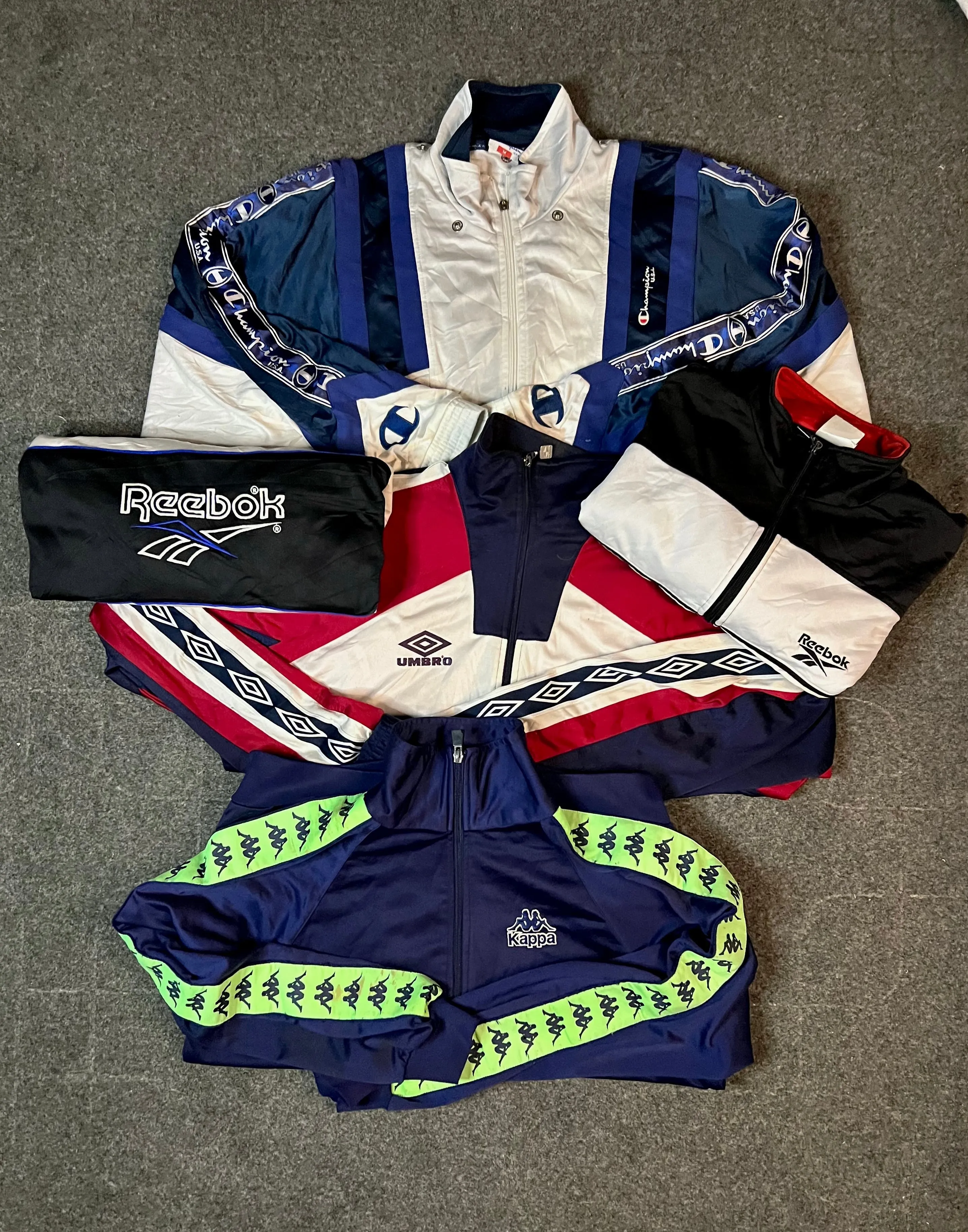 Mixed Branded Vintage Track Jackets