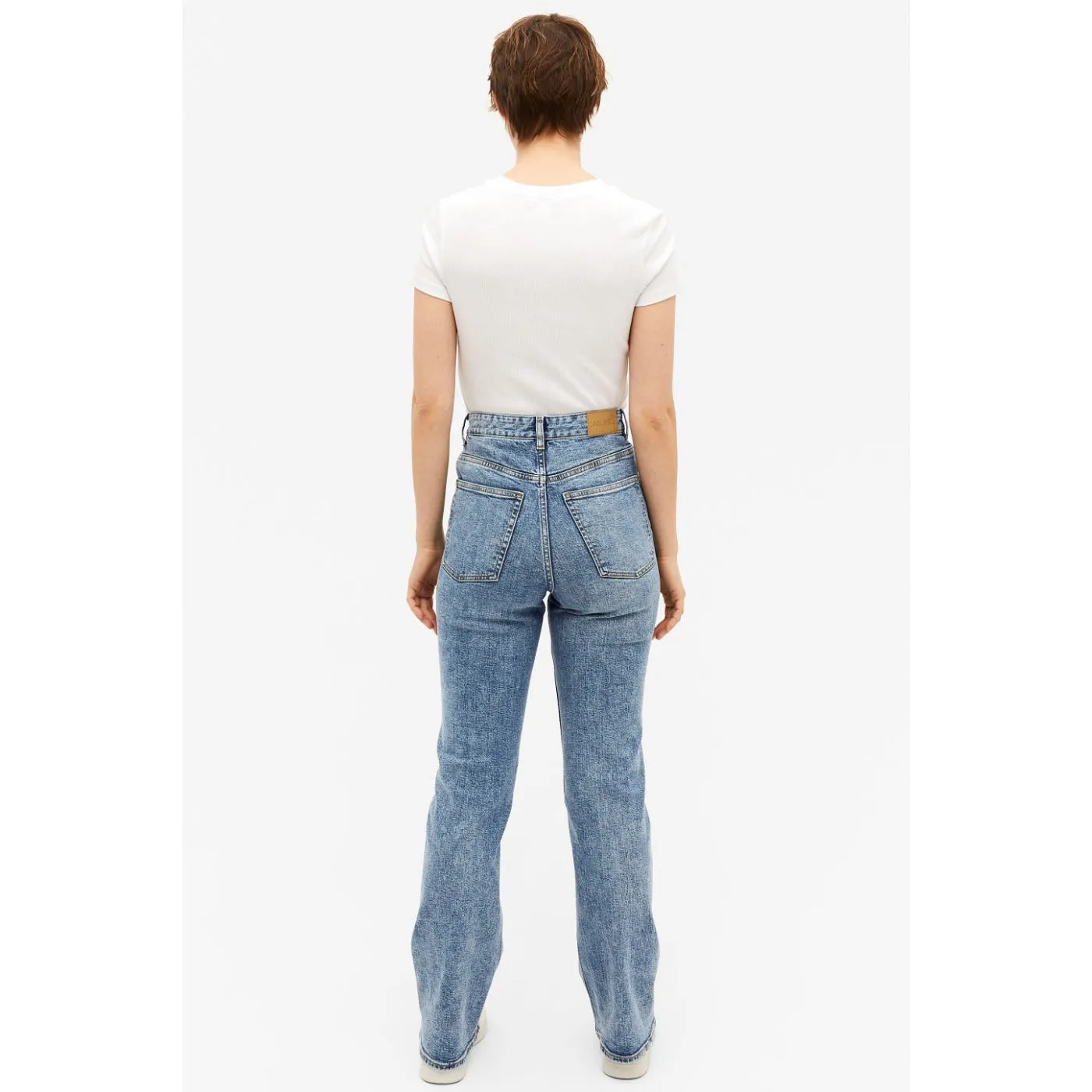 Monki High Waist Flare Jeans