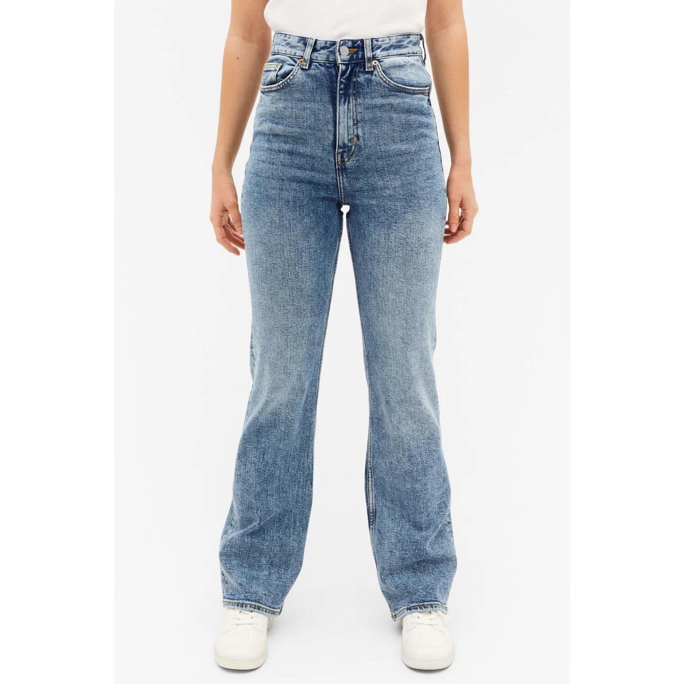 Monki High Waist Flare Jeans