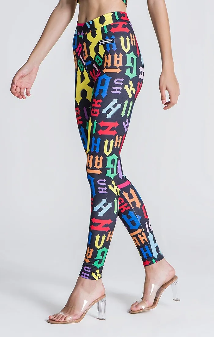 Multicolor Disorder Leggings