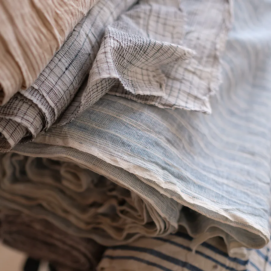 Naturally Dyed Hand-woven Cloth - 100% organic cotton