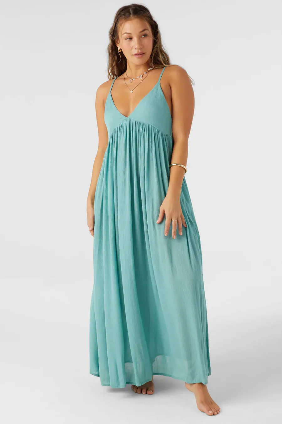 O'NEILL SALTWATER SOLIDS MEL MAXI DRESS