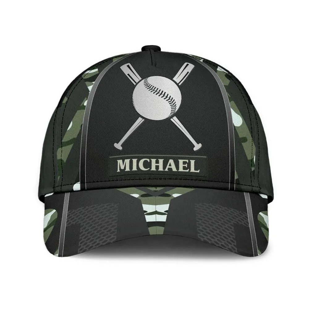 Personalized Baseball Classic Cap for Dad, Son, 3D Baseball Hat for Baseball Players Lovers