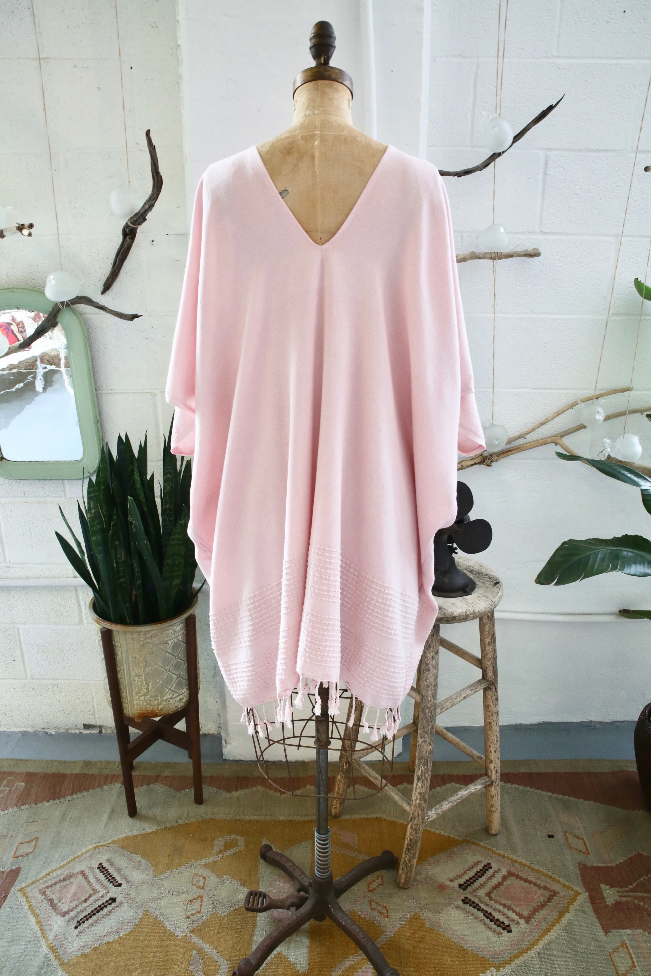 Pestemal Kaftan in pink(one size)