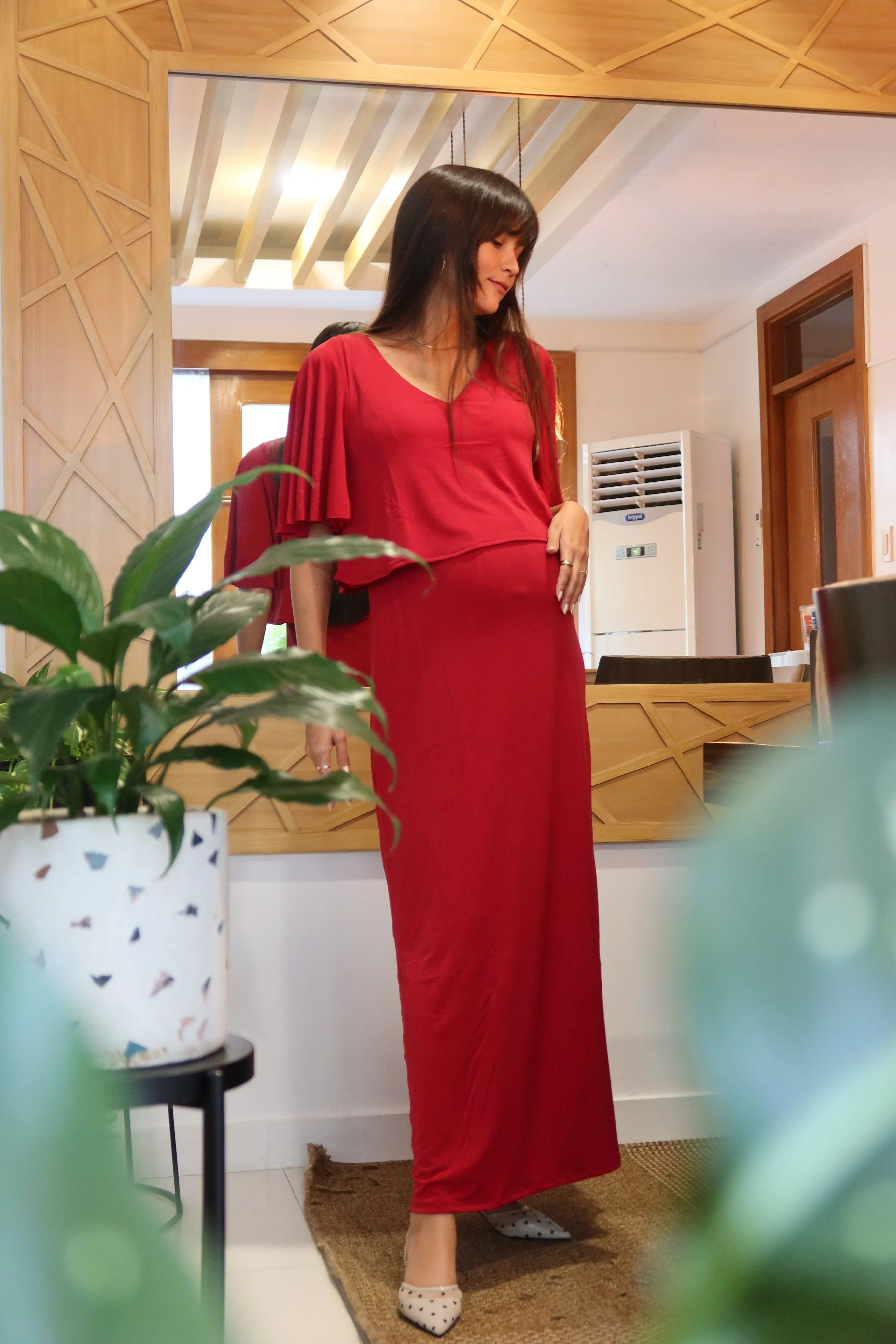 Quinn Maxi Nursing Dress