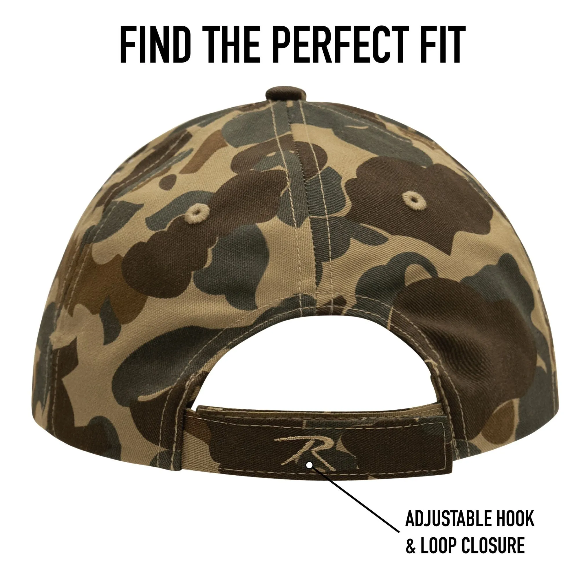 Smokey Branch Camouflage - Military Low Profile Adjustable Baseball Cap