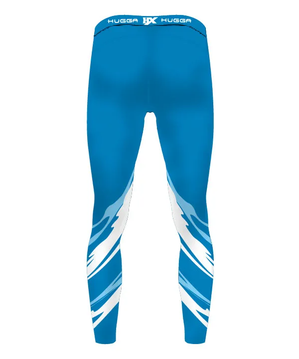 Splash Waved Compression Leggings