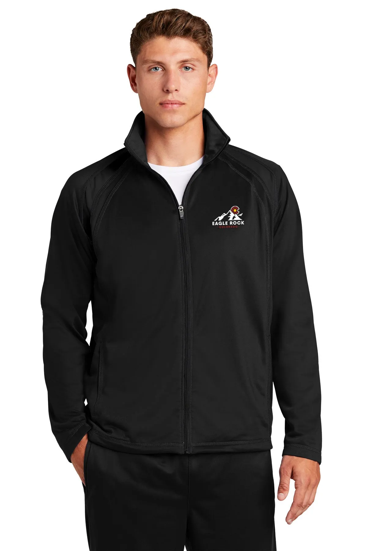 Sport-Tek Tricot Jacket, Black [Eagle Rock Distributing Company]