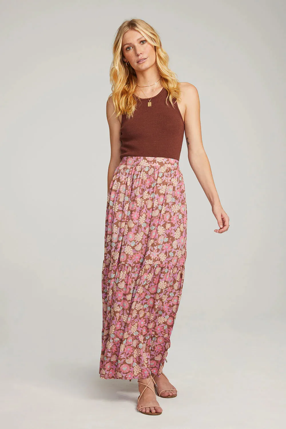 The Rex Maxi Skirt by Saltwater Luxe