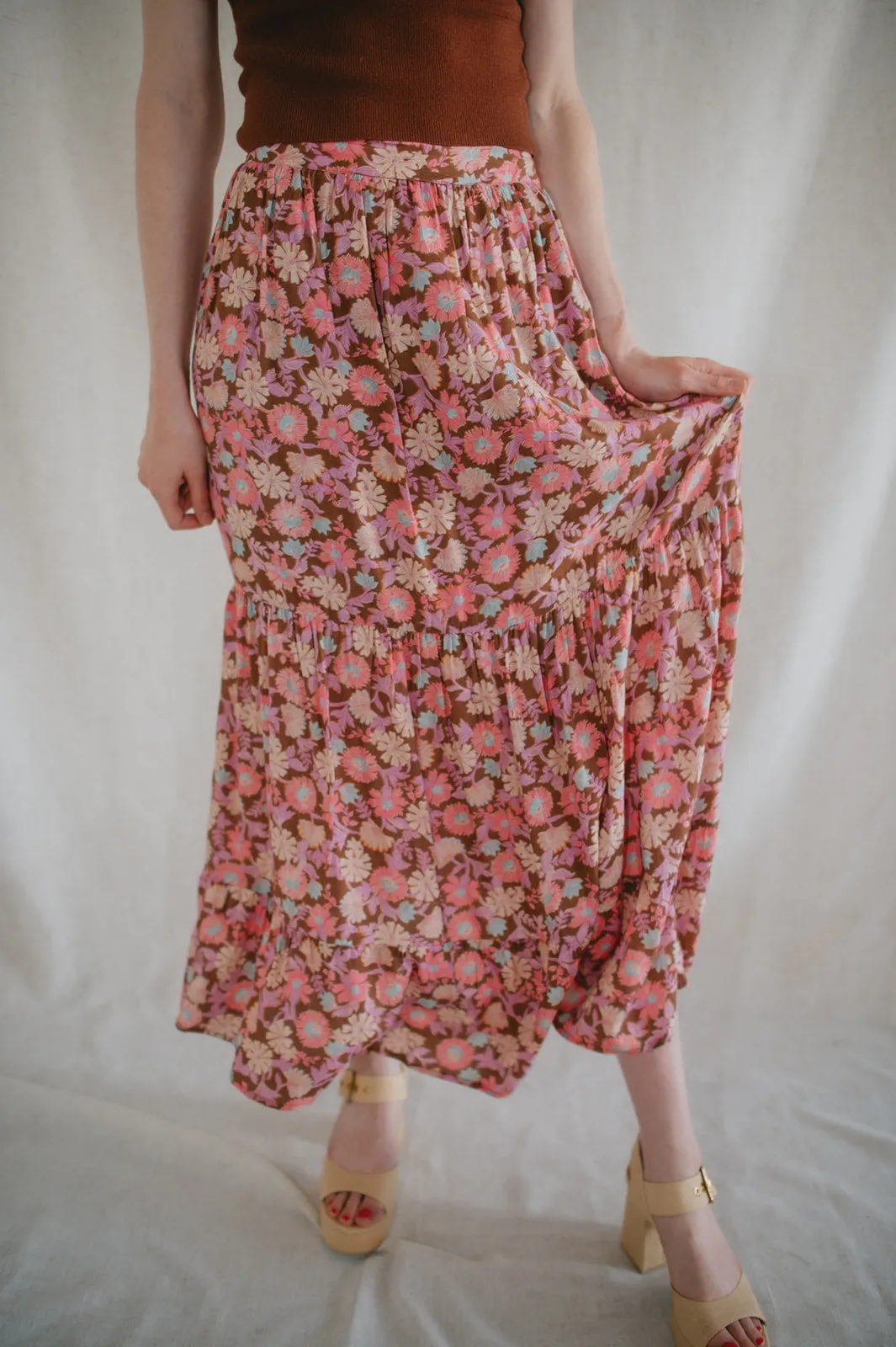 The Rex Maxi Skirt by Saltwater Luxe