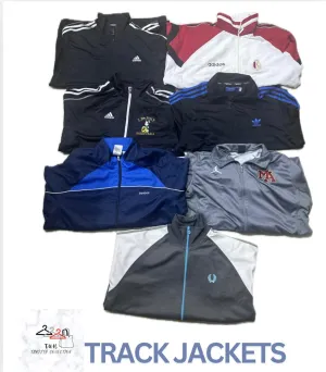 Track jackets (mixed brand including adidas, Reebok, fred perry & other)