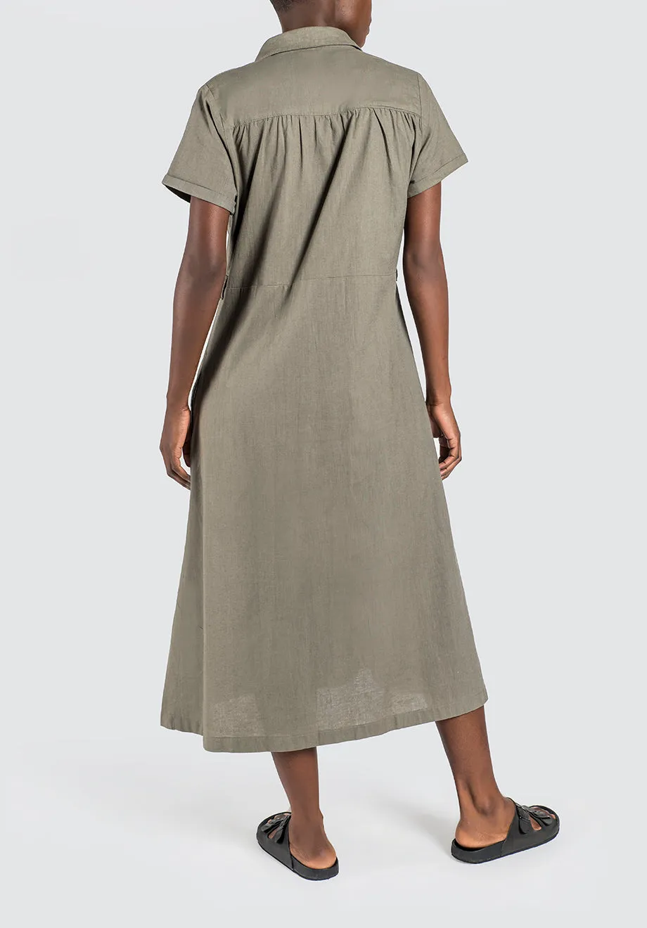 Umoya Dress | Khaki