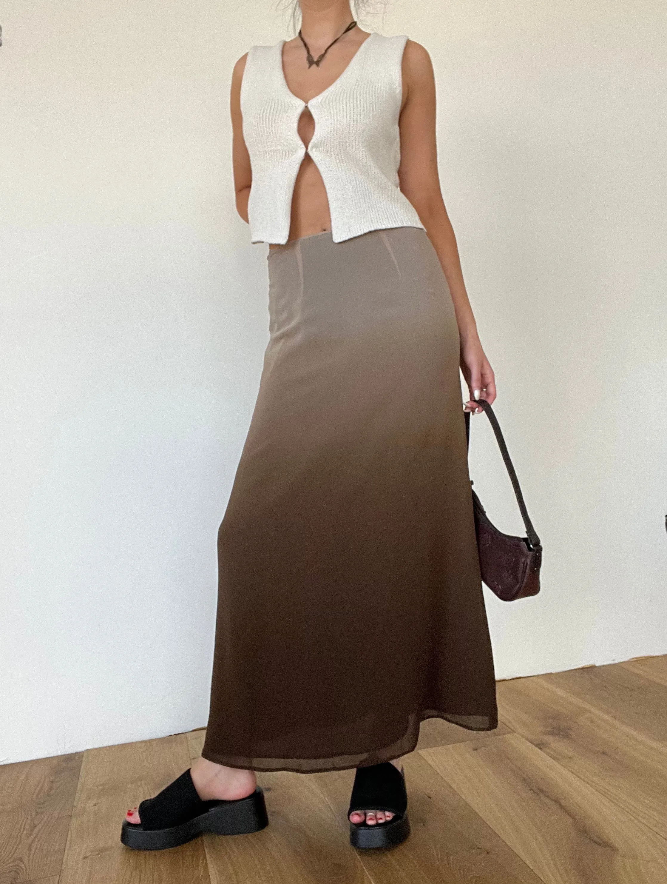 Vintage Silk Ombré Maxi