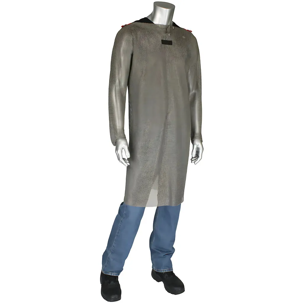 WPP USM-4301TI-S Titanium Wire Ring Mesh Full Body Tunic with Sleeves