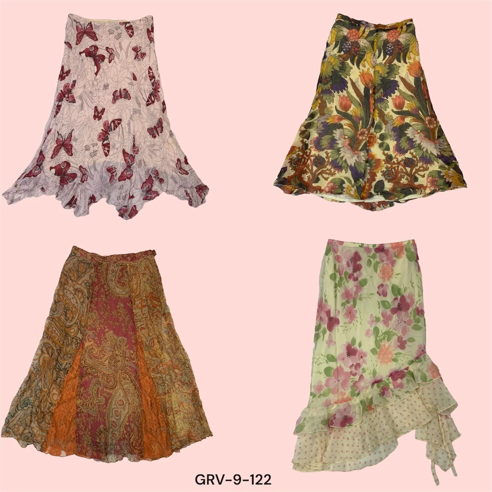 Y2K Fairy Poly Skirt – Ethereal and Effortlessly Chic(9-122)