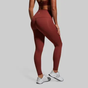 Your Go To Legging 2.0 (Brick Red)